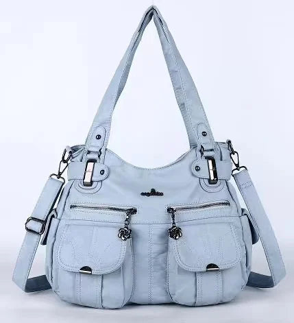 Damen-Handtasche Multifunktionale PU-Tasche Großes Fassungsvermögen Alltagsbegleiter
