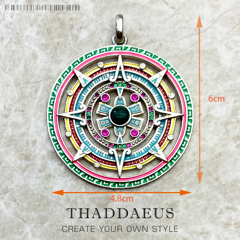 Damen-Charm-Anhänger Amulett magisch Natur Glück aus Sterlingsilber
