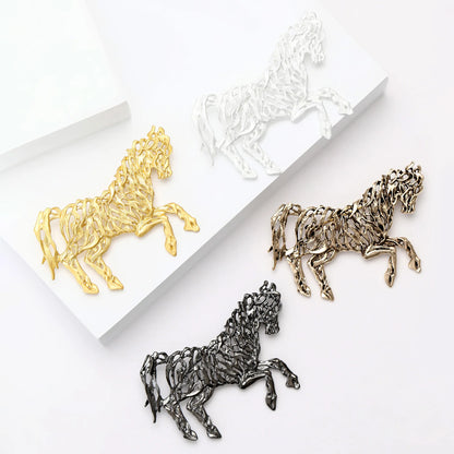 Brosche Pferd Metall Pin Schmuck Accessoire Geschenk Damen Herren