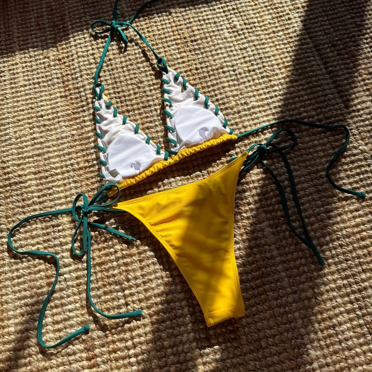 Glamouröses Pailletten-Bikini-Set mit Push-up-Effekt – Perfekt für Strand und Pool