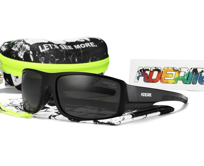 Sonnenbrille Sport polarisiert Cat.3 Druckmuster Rahmen Herren