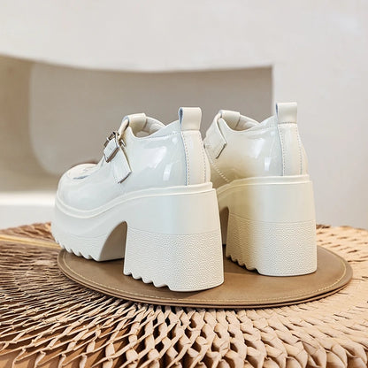AIYUQI Echtes Leder Frauen Sandalen 2025, Neue Mode High-heel Sandalen Frauen Geschlossene Zehen Plattform Römischen Sandalen Frauen