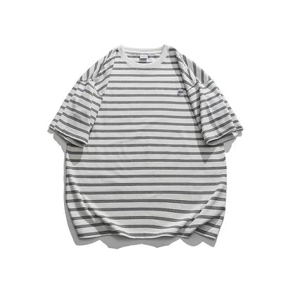Herren T-Shirt aus Bambus-Mesh und Eisseide mit Rundhalsausschnitt – Kurzarm-Sommeroberteil