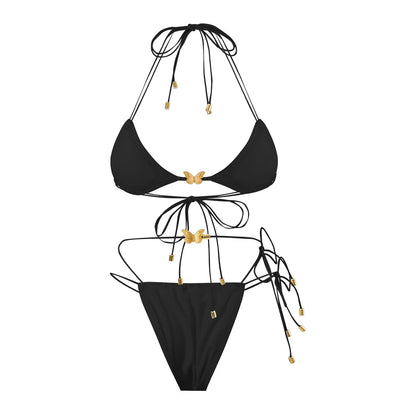 Dreiteiliges Damen-Bikini-Set im brasilianischen Stil – ideal für Strand und Pool