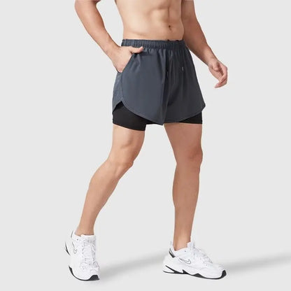 Modische Herren-Sommerhose mit Schnürung und großen Taschen – trendige Shorts in Übergröße für junge Männer