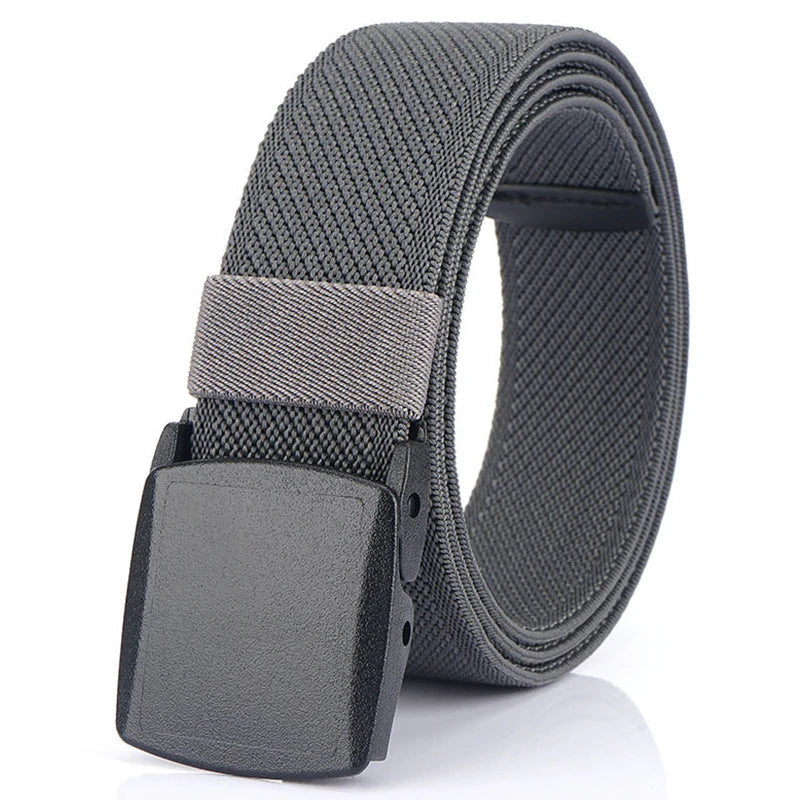 Unisex-Gürtel Elastisch Aus Canvas Mit Nylon-Schnellverschluss 3,8 cm Breite Für Outdoor