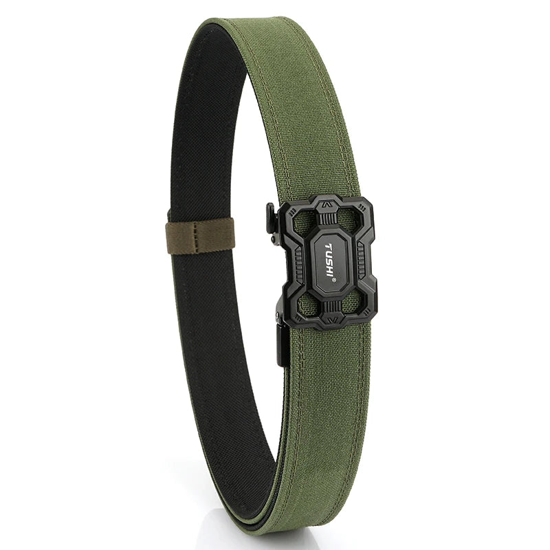 Herren-Taktischer Gürtel aus Nylon mit Robuster Metall-Schnalle Länge 110 bis 120 cm