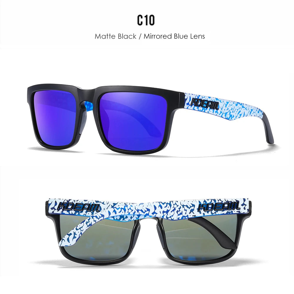 Sonnenbrille quadratisch polarisiert 37 Farben UV400 lässig Outdoor Unisex