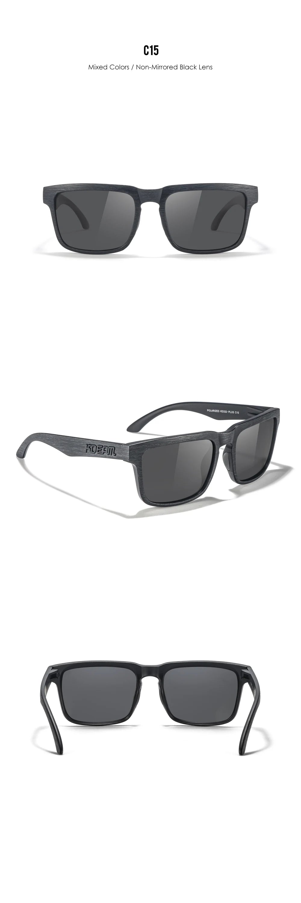 Sonnenbrille übergroß polarisiert photochrom Nachtsicht 154mm Herren