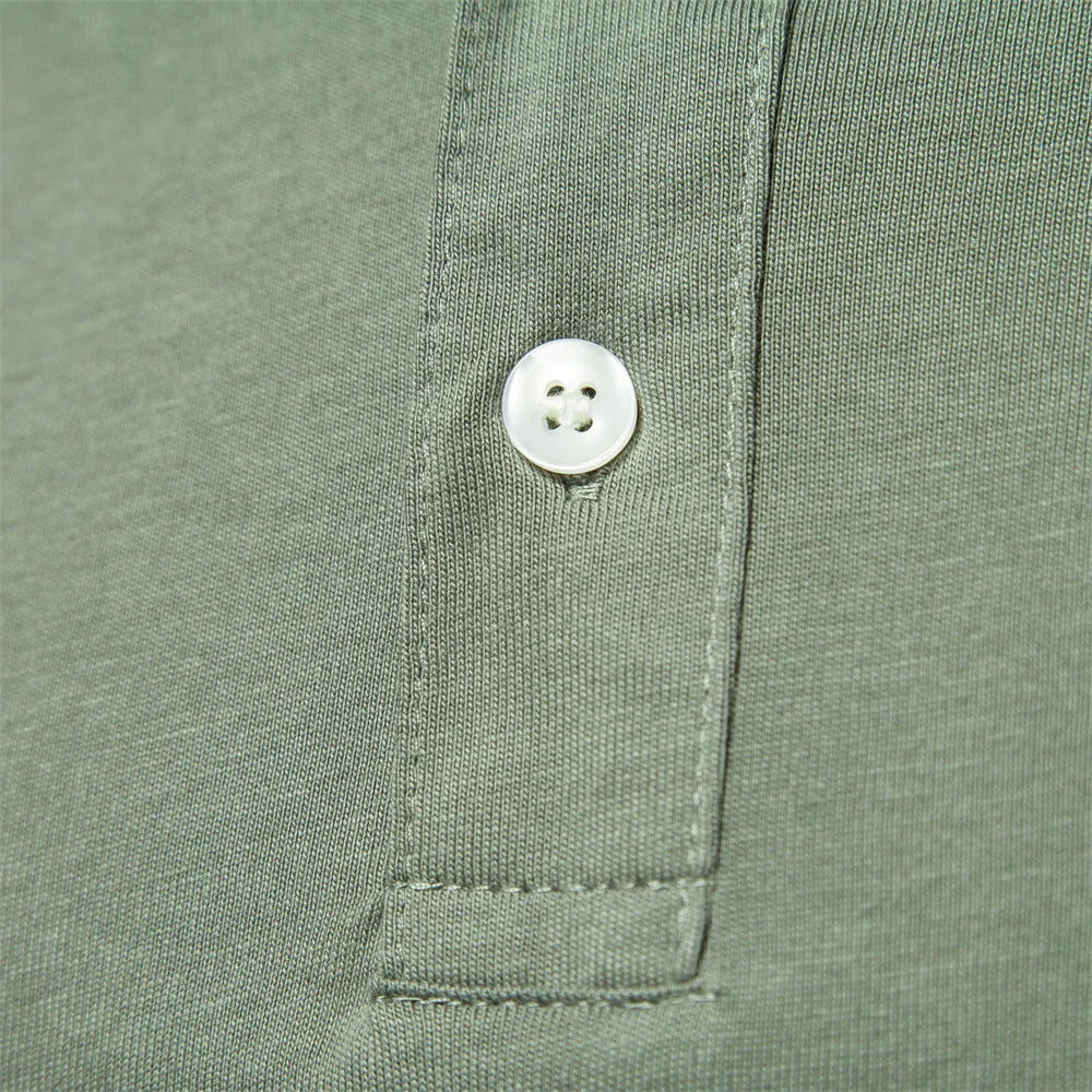 Klassisches Herren Poloshirt Aus Reiner Baumwolle Für Den Sommer