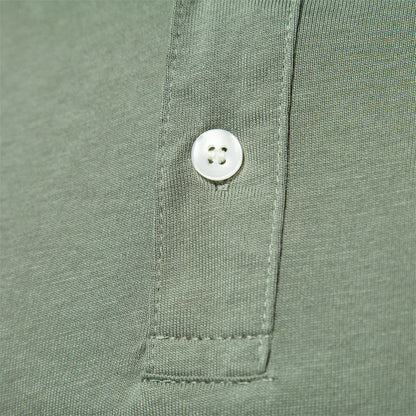 Klassisches Herren Poloshirt Aus Reiner Baumwolle Für Den Sommer