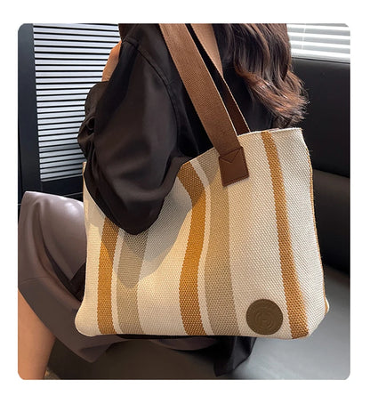 Damen Shoulder Bag aus Fabric Casual Large Capacity Tote Bag