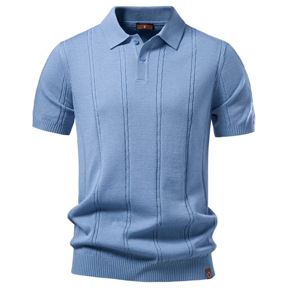 Herren Poloshirt Mit Kühlendem Stoff Und Sofortiger Kühlung