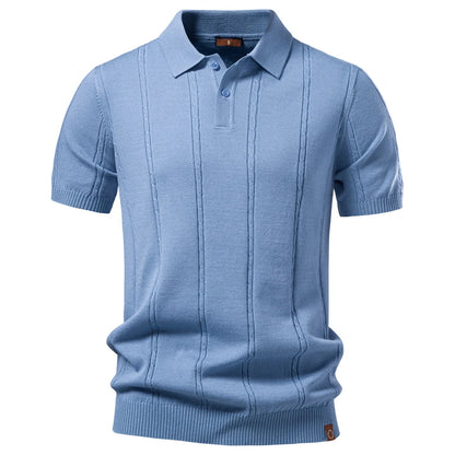 Herren Poloshirt Mit Kühlendem Stoff Und Sofortiger Kühlung