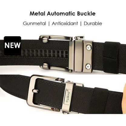 Herren-Taktischer Gürtel 3,8 cm Breite Aus Nylon 1100D mit Zinklegierungs-Schnalle