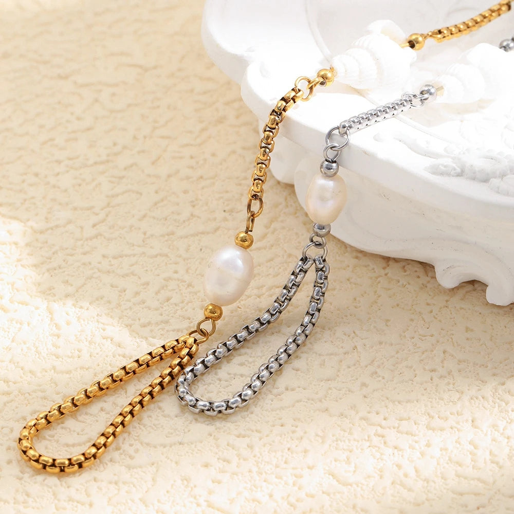 Damen-Armband mit Muschelperlen im Boho-Stil