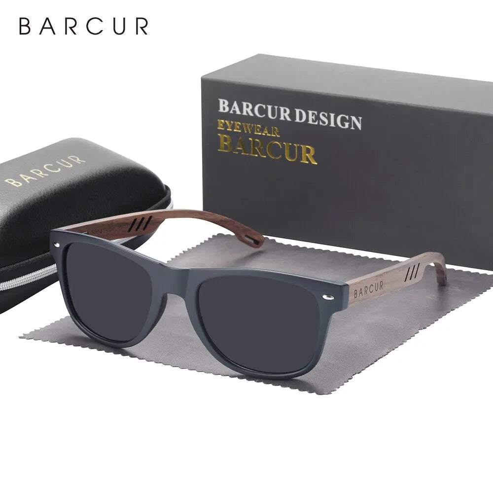 Sonnenbrille Holz Walnuss polarisiert UV-Schutz Herren Damen Natur