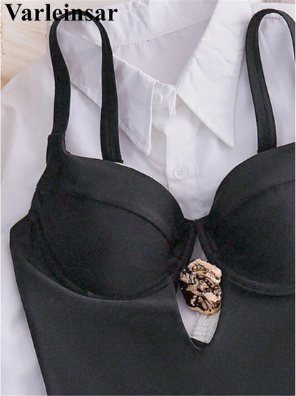 Damen-Badeanzug Cut-Out Bügel High-Leg Monokini Weste gepolstert