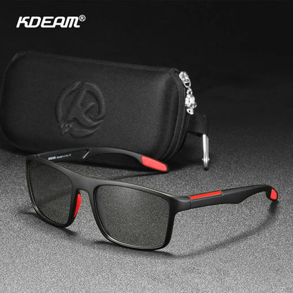 Sonnenbrille photochrom polarisiert UV400 Tag und Nacht Fahren Unisex