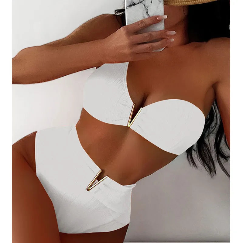 Sexy Bikini-Set für Damen mit Push-up-Effekt – Perfekt für Strand und Pool