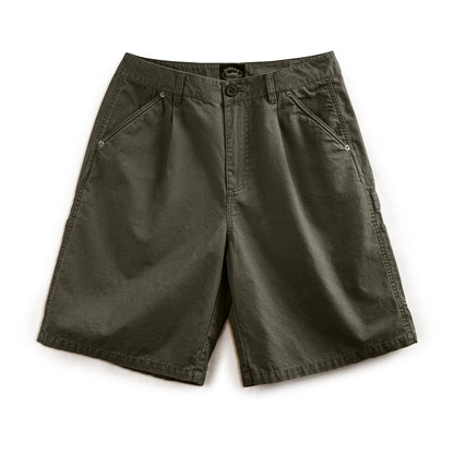 Herren Vintage Holzfäller Shorts mit Multi-Pocket und Reißverschluss für den Sommer