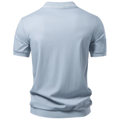 Premium Herren Poloshirt Kühl Atmungsaktiv Old Money Sommer