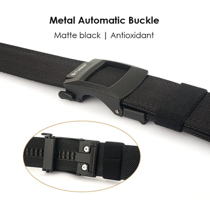 Unisex-Taktisch-Gürtel aus Nylon mit Metall-Schnellverschluss für Outdoor und Alltag