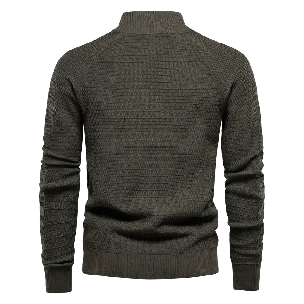 Herren Strickjacke aus Baumwolle im hochwertigen Design für die Wintermode