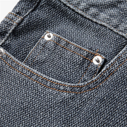Retro-Denim Shorts Aus Baumwollmischung | Lässige Streetwear