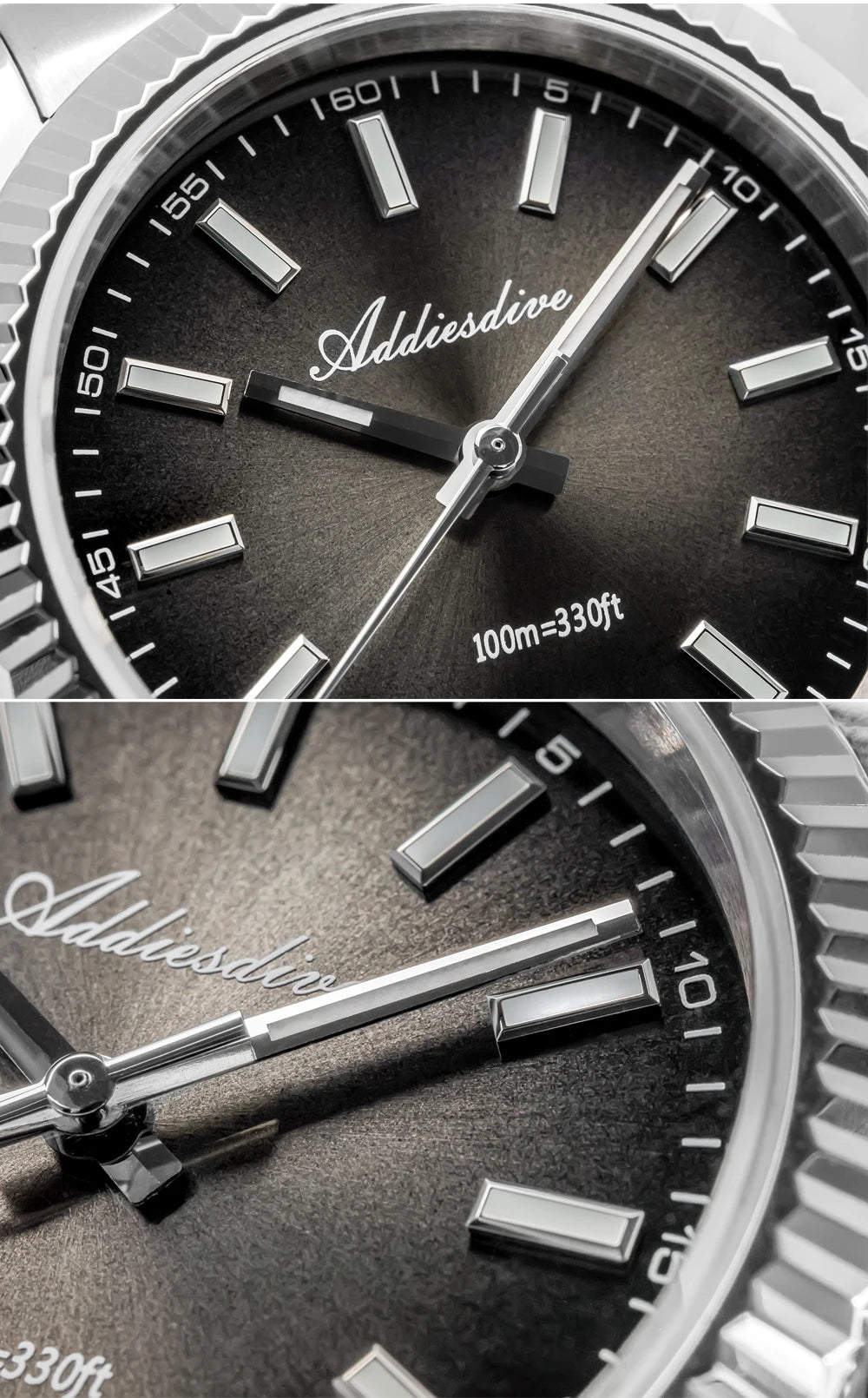 Herren-Quarzuhr mit Jubilee-Armband und Saphirglas