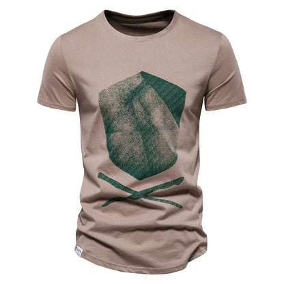Herren T-Shirt aus Baumwolle mit kurzem Arm für lässige Sommermode