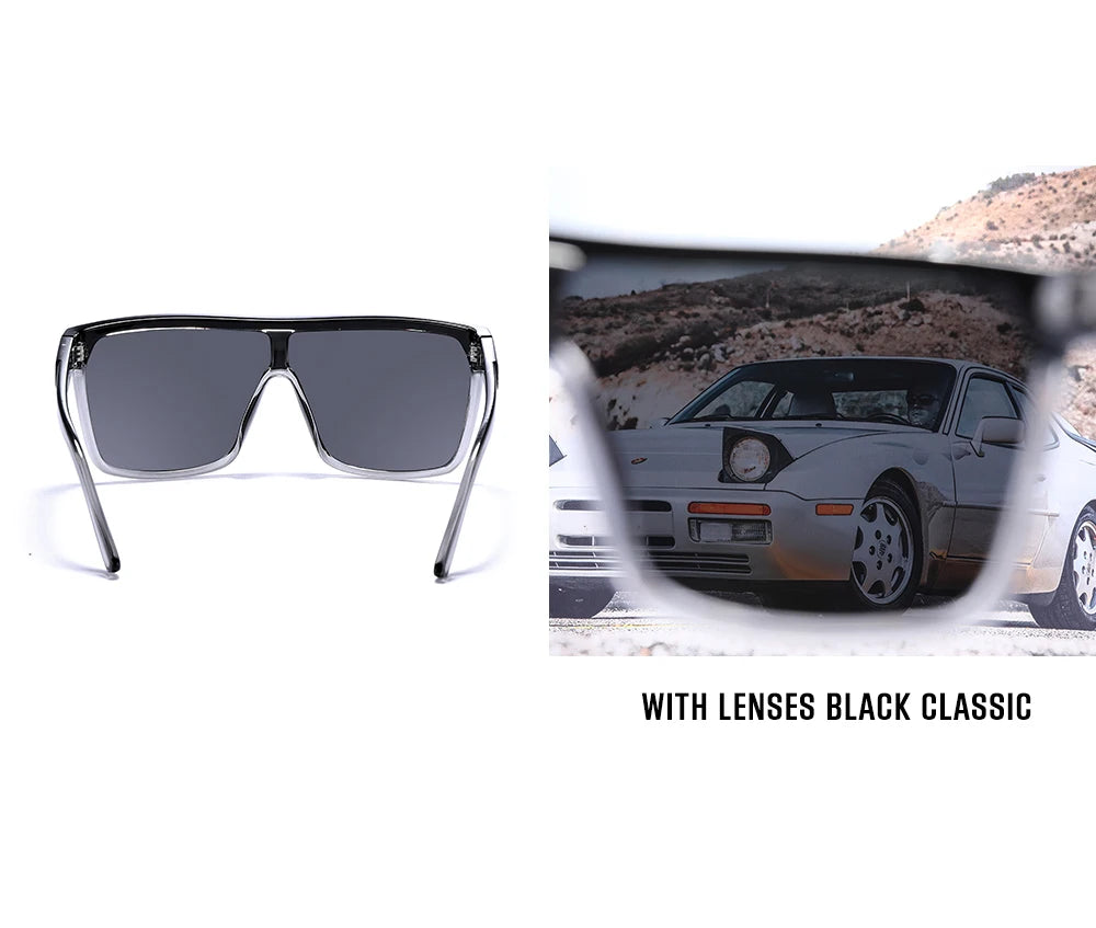Sonnenbrille einteilig polarisiert UV400 5-Scharnier Herren