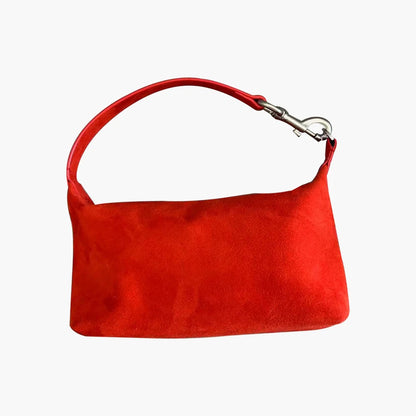 Damen Hobo-Tasche aus Wildleder | Halbmondform Crossbody