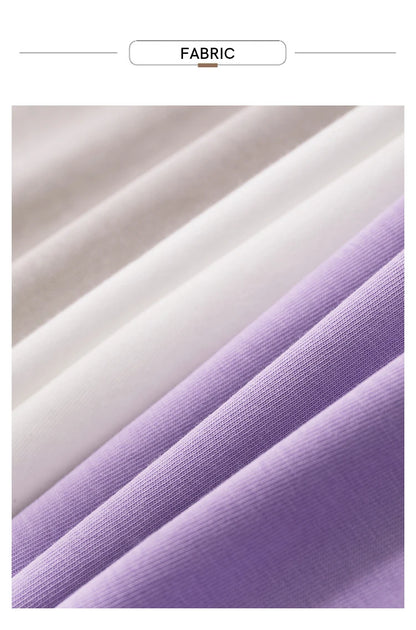 Damen T-Shirt im Minimalismus-Stil mit Kunstöl-Farbdruck für den Sommer