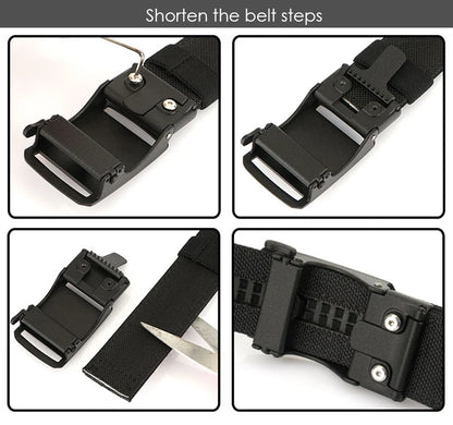 Herren-Gürtel aus Nylon mit Automatischer Schnalle Robuster Taktischer Gürtel für Arbeit und Outdoor