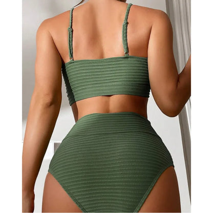 Sexy High-Waist Bikini-Set für Damen – Perfekt für Strand und Pool
