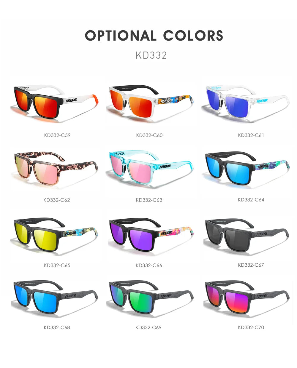 Sonnenbrille Outdoor polarisiert Farbverlauf winddicht Standardgröße Unisex