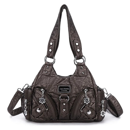 Damen-Handtasche mit Top-Griff und Mehrfachinnenfächern für Alltag und Freizeit Leichtgewichtig