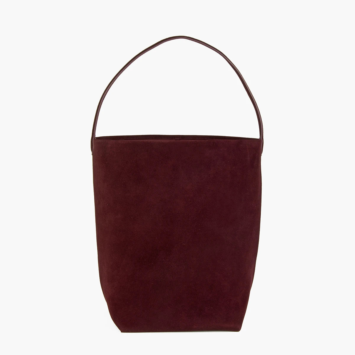 Damen Bucket-Tasche Aus Kaffee-Nubukleder | Schultertasche