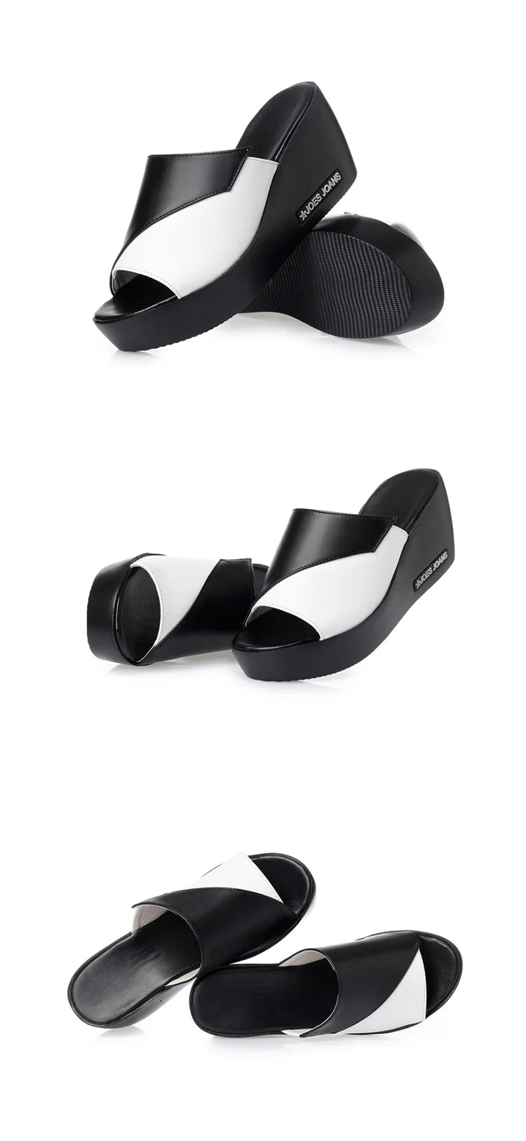 Aiyuqi Frau Plattform Flip Flops neue Sommer Frauen Echt leder Slipper High Heel Schuhe große Größe 41 42 43 Frauen Slipper