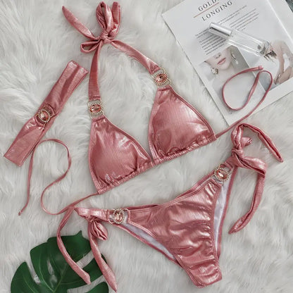 Sexy Bikini-Set für Damen mit Push-up-Effekt – ideal für Strand und Pool