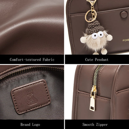 Damen Schultertasche aus PU-Leder mit Crossbody Großem Fassungsvermögen