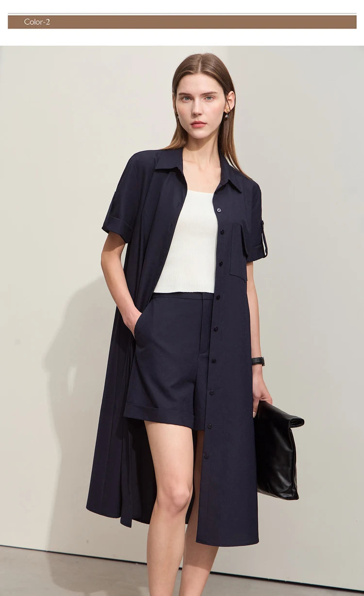 Minimalismus Modische Casual Shorts für Frauen