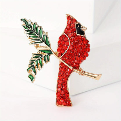 Brosche Vogel Kristall Strass Luxus Klassisch Party Mantel Damen