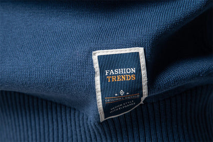 Herren Pullover aus massiver Baumwolle mit Rundhalsausschnitt und klassischem Design