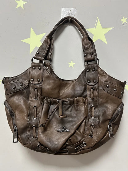 Damen-Schultertasche Großes Fassungsvermögen Mit Reißverschluss Und Mehreren Innenfächern