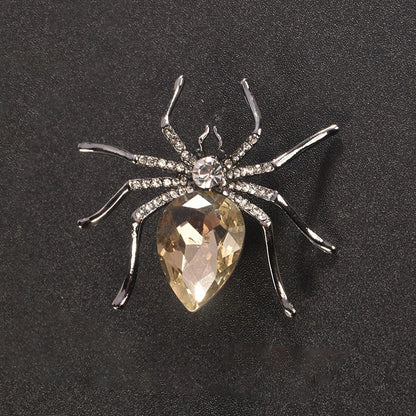 Brosche Spinne Insekt Retro Legierung Kragen Urlaub Zubehör Damen