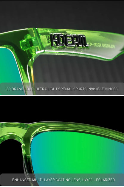 Sonnenbrille übergroß quadratisch polarisiert 64mm Angeln Herren