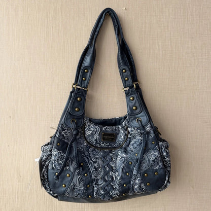 Damen-Top-Handle-Tasche aus PU-Leder mit Telefonfach und mehreren Innenfächern für Alltag und Freizeit