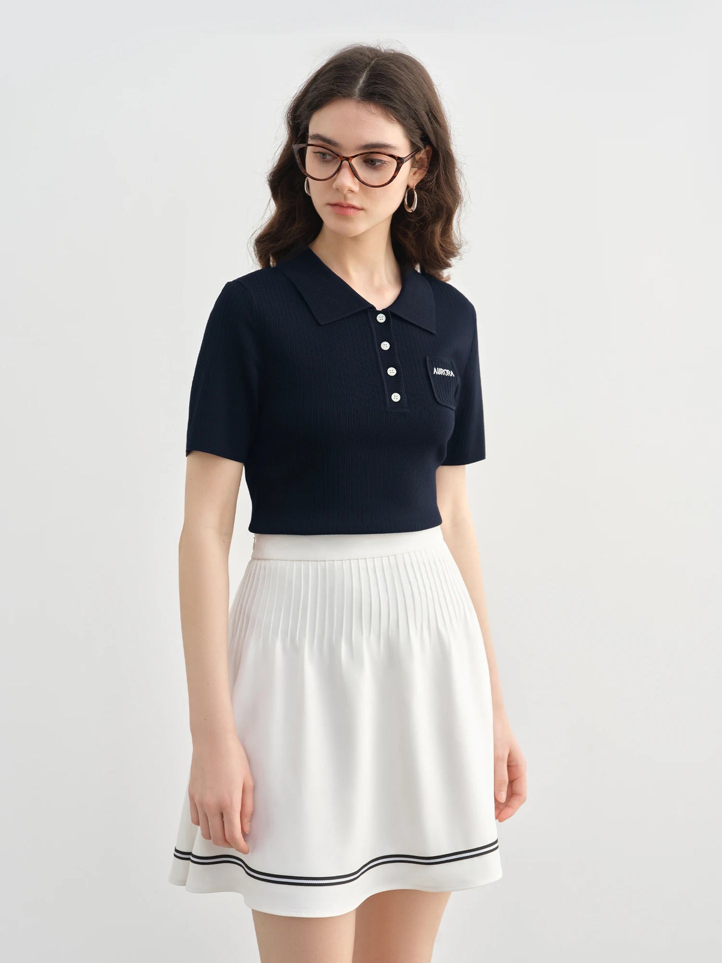 Poloshirt – Hochwertiges, elastisches Strickdesign für den Sommer